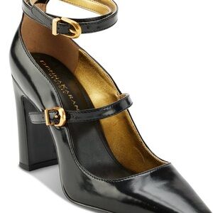 Donna Karan Black and Gold Heels